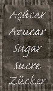 Castor - Açúcar em várias linguas (Preto/Prateado - Baço)