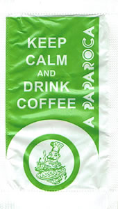 A Paparoca - Keep Calm and Drink Coffee (verde)