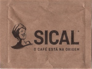 Sical - O café está na origem ( papel pardo 60x45mm )